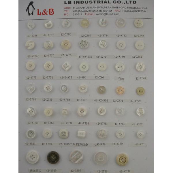 Wholesale 14L-80L Custom made solid white polyester chalk button with logo
