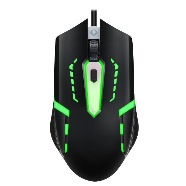 Supports Red Blue Purple Gradient Lighting Multi-level DPI Adjustment Wired Computer Mouse For Portable Gaming