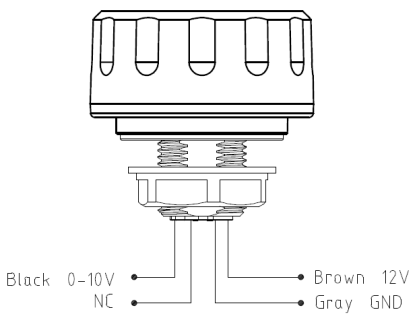 12Vdc Daylight Sensor with Daylight Priority and Daylight Harvesting Function