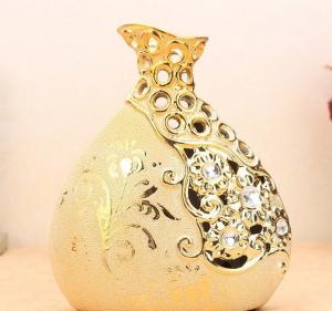 Quality Ceramic arts and crafts Delicate hollow-out the vase furnishing articles Home furnishing a for sale