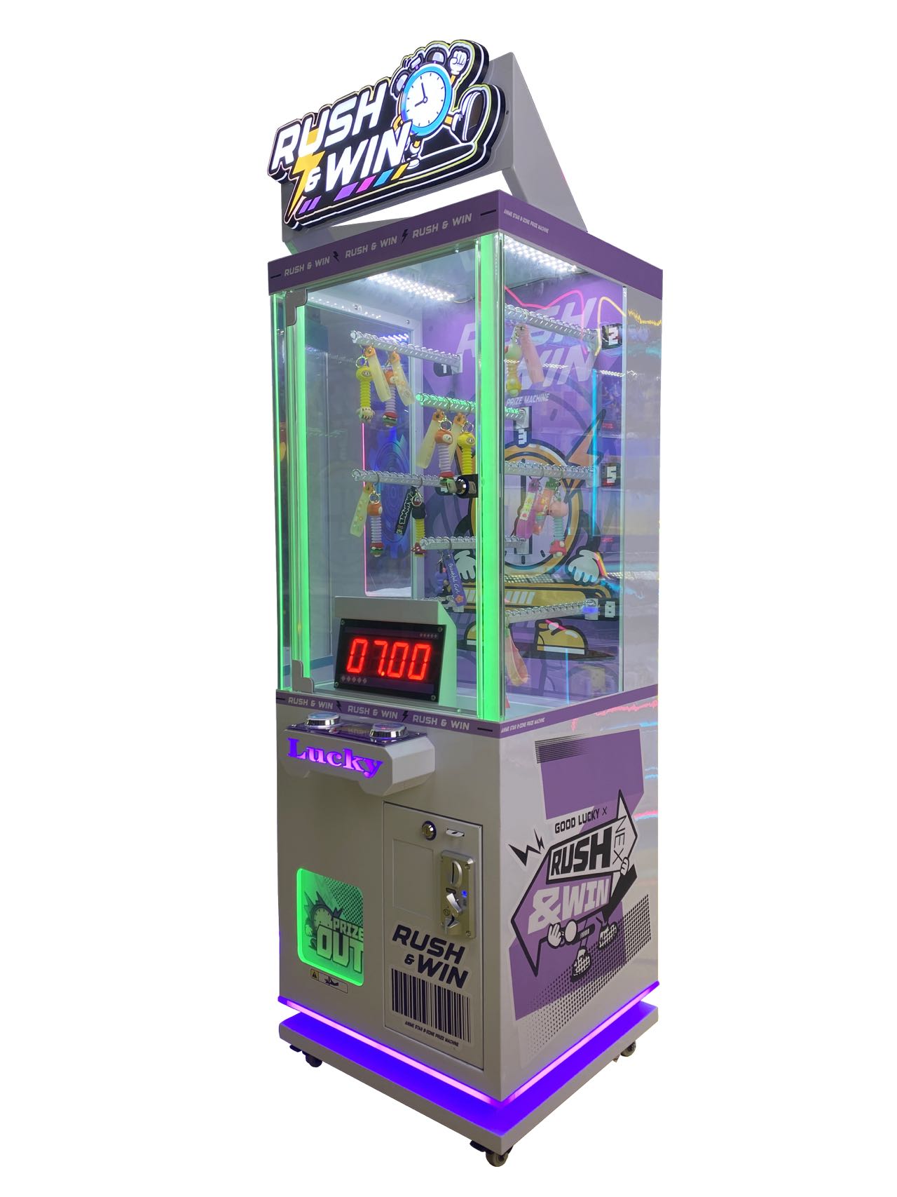 Magic Coin Claw Machine New 7‑Second Challenge, Two Models Same Price For Shopping Mall Arcade Entertainment