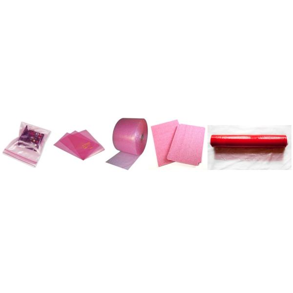 Vacuum Anti Static ESD Shielding Bags Zipper Top For PCB