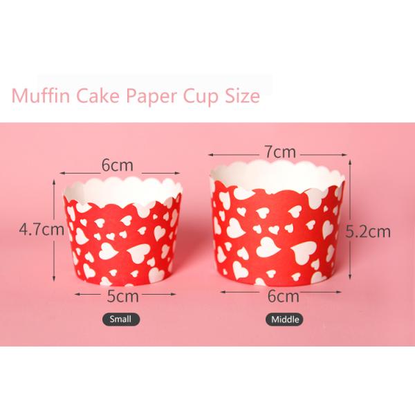 Paper Cupcake Baking Cups, Cupcake Wrappers, Disposable Non Stick Cake Baking Cups Holders Muffin Molds Pans Containers