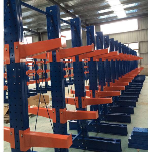 Cold Rolled Steel Heavy Duty Cantilever Racks Pullback Design For Hardware Storage