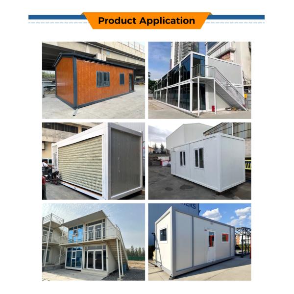 Waterproof Fireproof Quick Assembly Flat Pack Container House Office Customized Color Modern Design Style Energy Saving