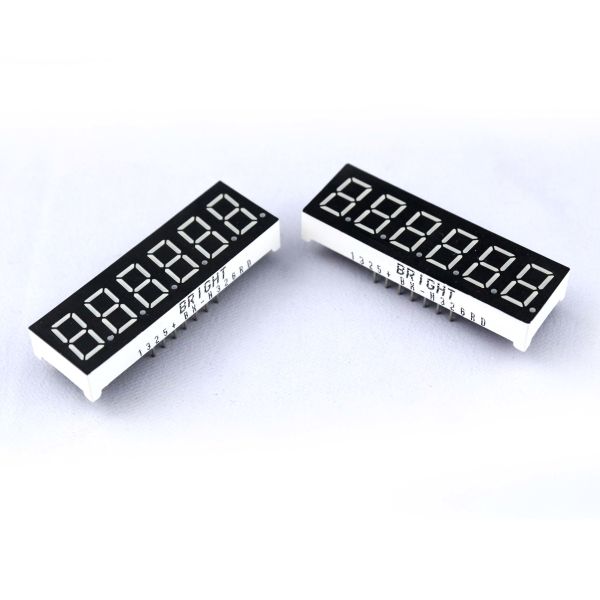 0.36 Inch 6 digit LED Seven Segment Display