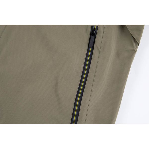 Men's ripstop hooded shell jacket side view