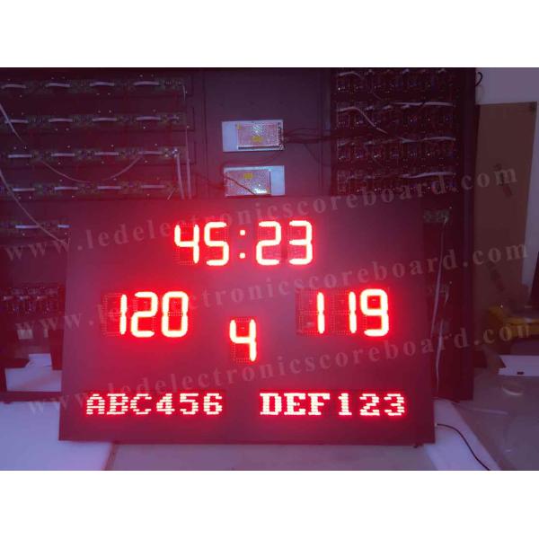 7 Segments Digital Basketball Scoreboard , University Score Clocks For Basketball