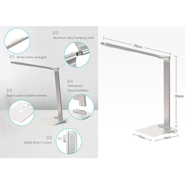 Dimmable Reading Lamp USB LED Table Lamp Touch Switch Children Eye Protection