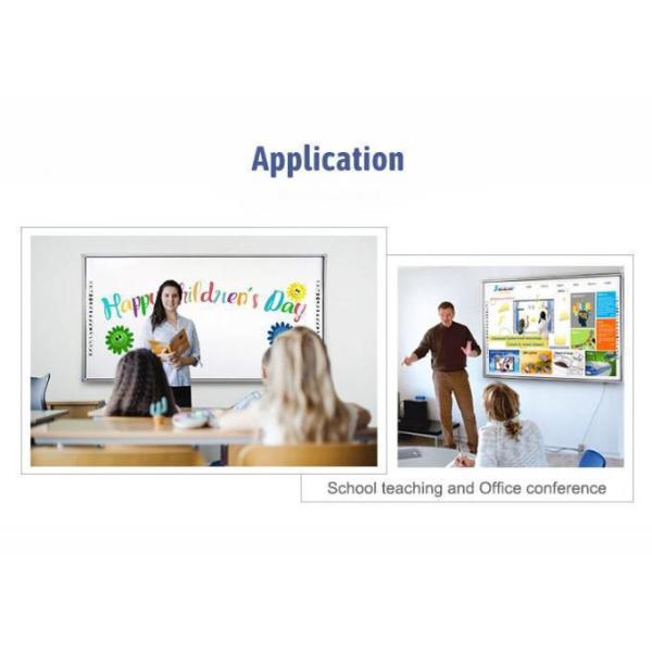150 Inch Interactive Whiteboard 40 Point Intelligent Infrared Touch Teaching Blackboard