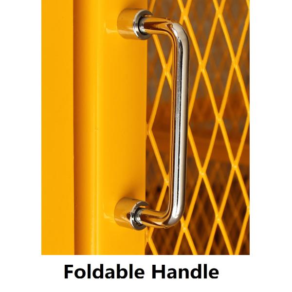 Vertical 4 Propane Cylinder Storage Cabinets With Security Chain / Single Magnetic Door