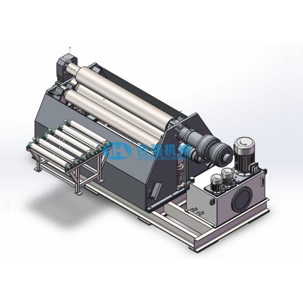 4-Rolls Plate Bending Machine Siemens PLC Control 42CrMo Forging Rolls