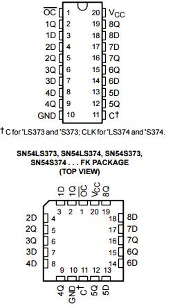 SN74LS374N LOW POWER SCHOTTKY Schottky Barrier Diode