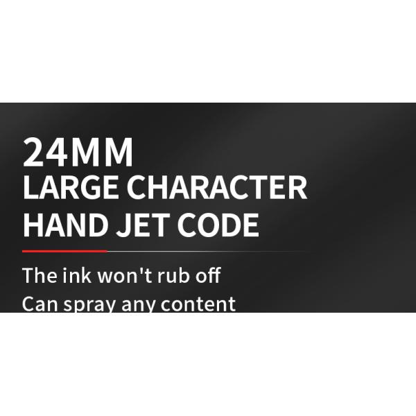 Screen Printer Eco Oil Ink Large Character 25.4mm Height Digital Inkjet Printer 4-12.7MM