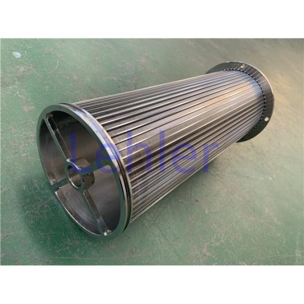 50 Micron Cylindrical Wedge Wire Screens Wire Wrapped Drum