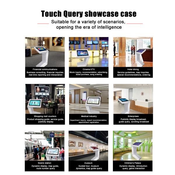 Android 11.0 Information Checking Touch Screen Kiosk AIO 27" 4K