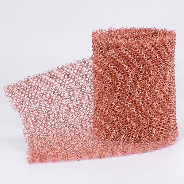Buy Red copper mesh filter, column mounted, wire mesh filter for distillation at wholesale prices