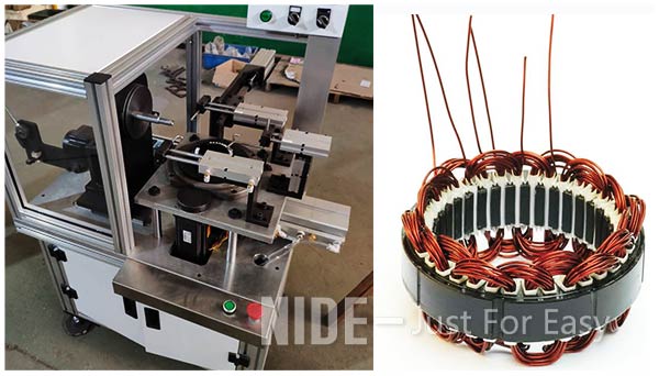 Auto Generator Motor Coil Winding Machine / Coil Inserting Machine Small Size