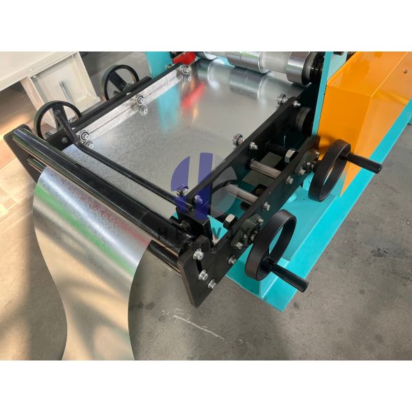 High Output 300 Ridge Cap Roll Forming Machine with PLC Control for Roofing Systems