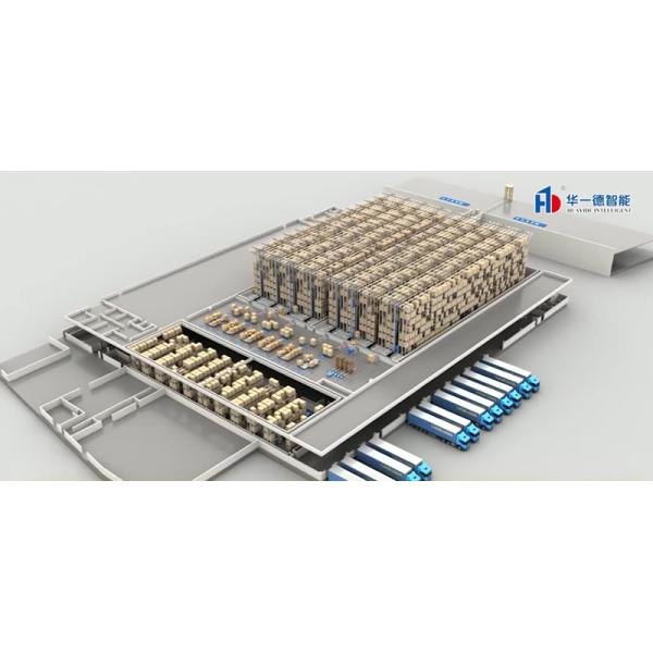 A16 : Double Deep Pallet Stacker ASRS Automatic Storage And Retrieval System Frozen Warehouse Cold Storage