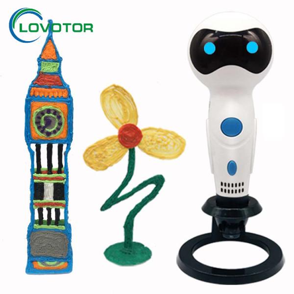 3D drawing pens with normal temperature 185°--210° and robot shape
