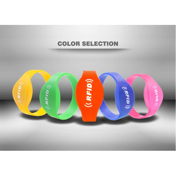High quality Oval Shape Silicone RFID Wristband