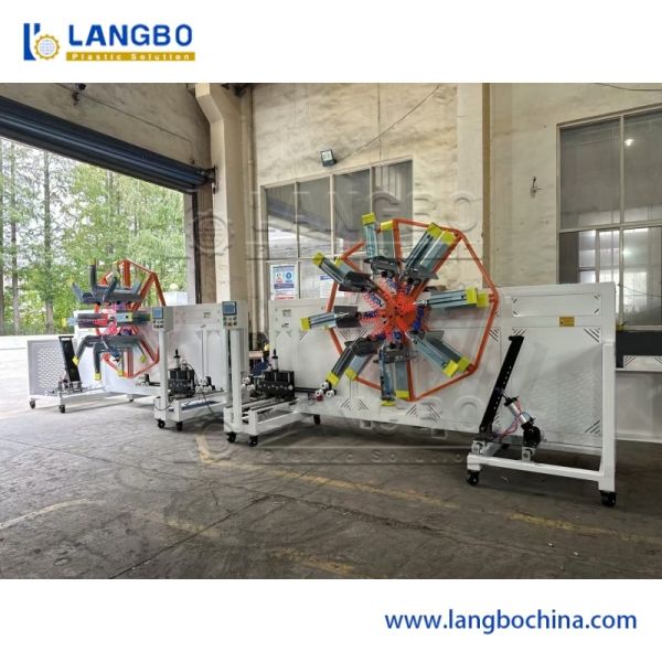 HDPE Pipe Coiler Machine with High Speed Continuous Coiling PLC Control System for 16-1200mm Pipe Range