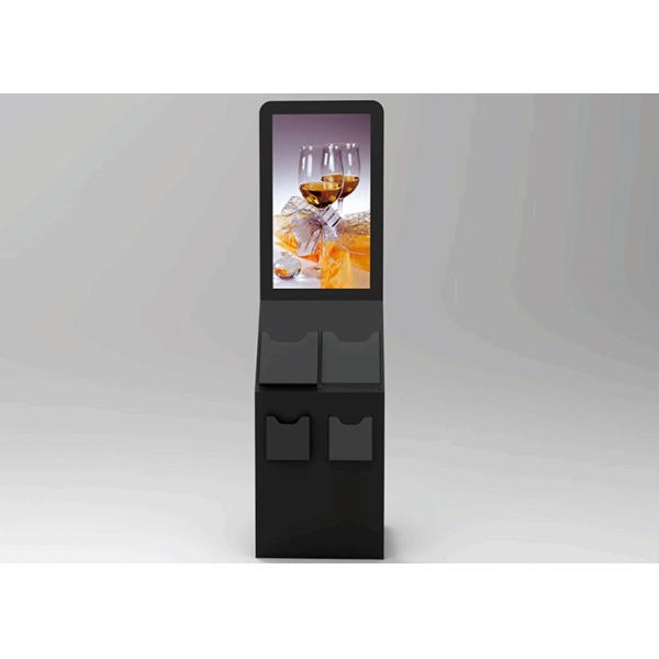 13.3'' PCAP Touch Screen Information Kiosk Android OS With Brochure Shelf