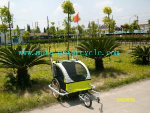 China 3 Wheels 2 Baby Stroller Trailer Bicycle For Shopping / Traveling on sale