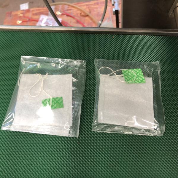 High Speed 3/4 Sides Seal Tea Bag Equipment , Automatic Tea Bag Packaging Machine