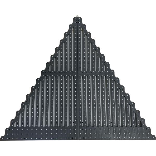 AC85V Triangle Transparent LED Mesh Screen 11520Hz