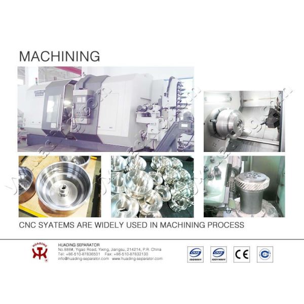 Food Grade Disc Oil Separator For MCC (Microcrystalline Cellulose) Separation