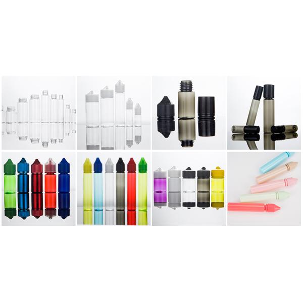 Pet Plastic 30ml E Cig Liquid Bottle With Child Tamper Proof Lid