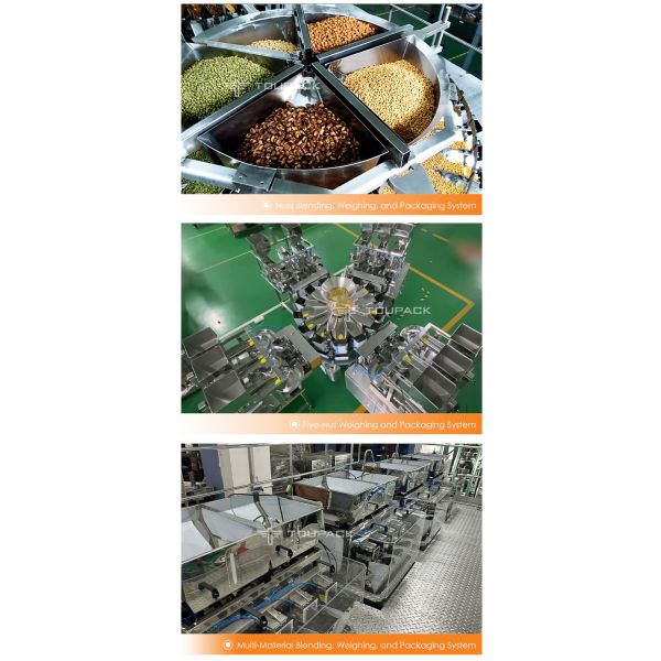 Automatic Multi-Weigher Vertical Packaging Machine For Snack And Biscuit Packaging For Dried Fruit