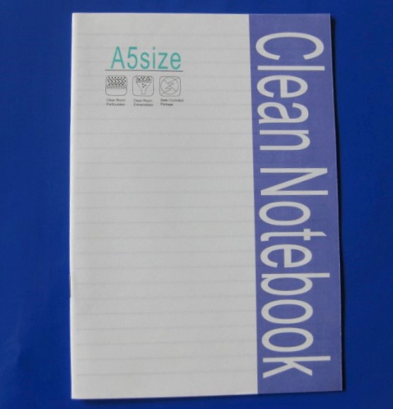 100% Virgin Pulp Cleanroom Paper Notebook Stapled Ruled Line / Graph Line