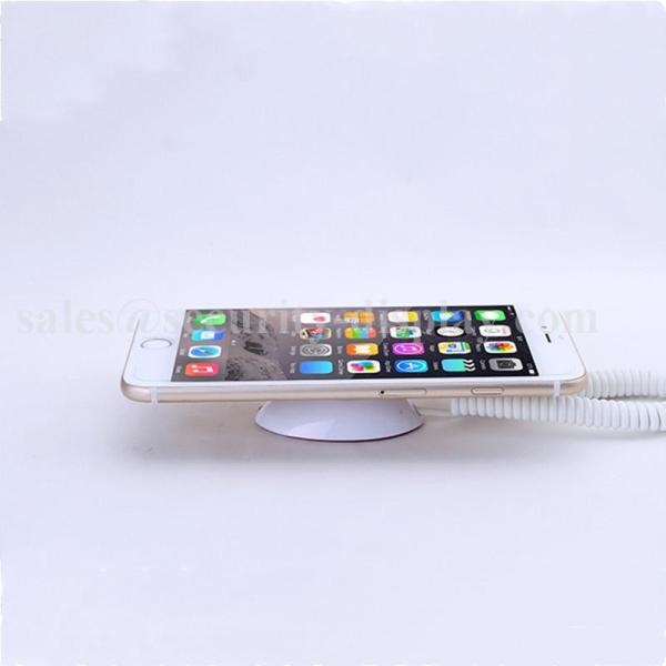 100cm Cable 3M Adhesive Retractable Anti Theft Holder For Cell Phone
