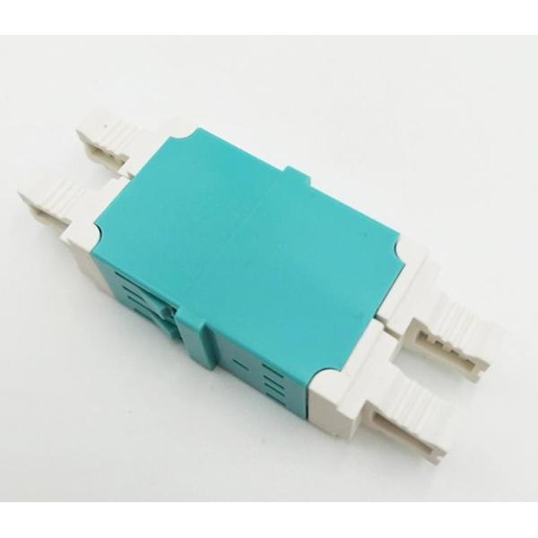 LC Quad Double Deck 4 Port fiber adapter, Singlemode SM/OM3/OM4 Durable,for high-density applications
