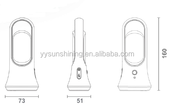 LED Motion Sensor Night Light with Switch Control and Plastic Lamp Body Material