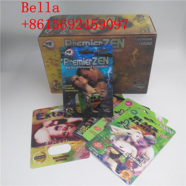 Black Plastic Blister Packaging For Male Enhancement Capsule Packaging