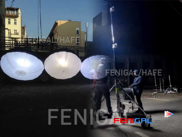 High Brightness Customizable Soft Light 2000W Inflatable LED Film Lighting Balloon
