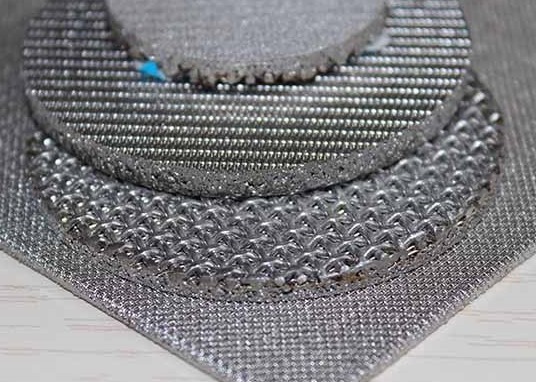 Sus316l 10 Micron Sintered Porous Disc Filter 2.0mm Thickness Dia 90mm