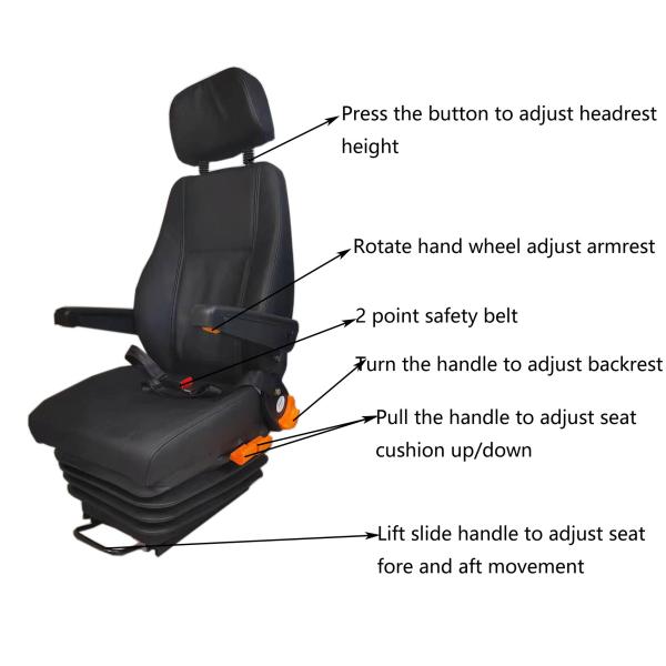 Static Seat For Linkage Seat Multi-Function Adjustable From Factory