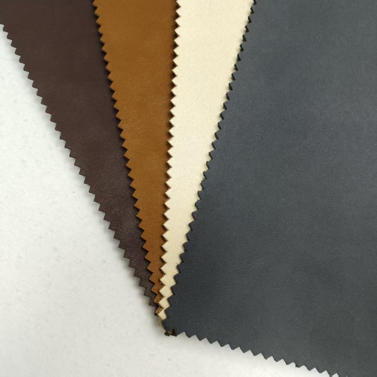 Versatile Embossed High Performance Cost-Effective Wrinkle-Resistant Textured Pu Leather for Shoes Pu Artificial Leather Fabric