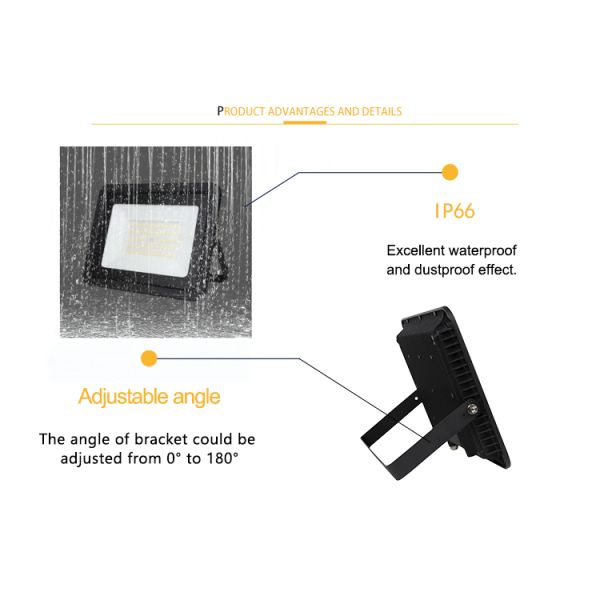 400W LED Flood Light Waterproof IP65 Without Sensor Commercial