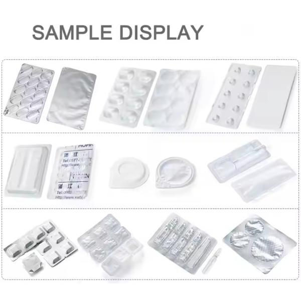 Blister Packing Machine 30-60pcs/min with PLC Control