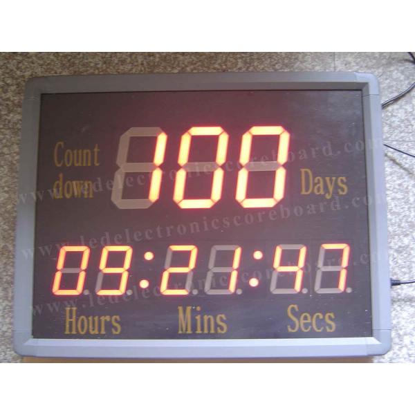 8'' 200mm Digital Countdown Clock , Portable Shot Clock IR Remote 12kgs