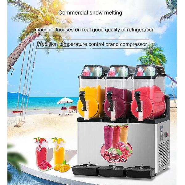 Other Processing 3-Tank Automatic Slush Vending Machine with User-Friendly Interface