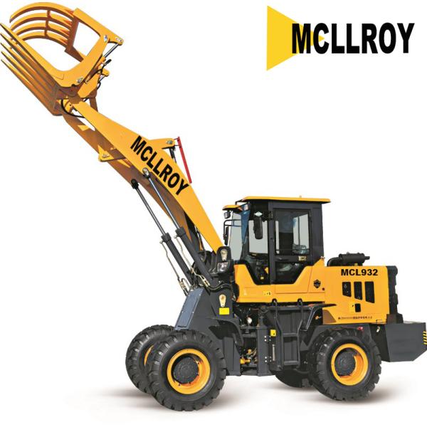 1800Kg Rated Load Tractor Wheel Loader Mini With Mechanical Joystick