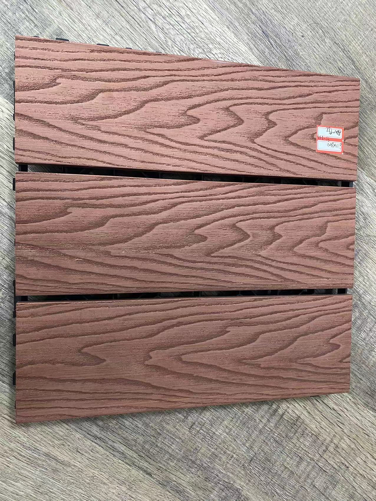WPC Interlocking Decking Tiles No Tools Required DIY Installation