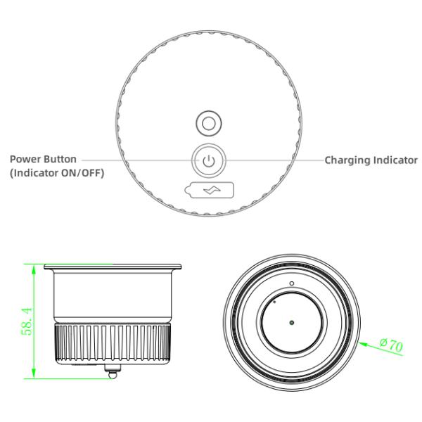 Button Control Method Vacuum Breathing Cupping Massage for Anti-Cellulite Treatment